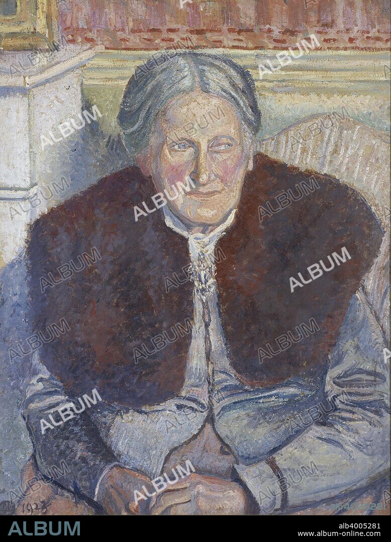 Mme Camille Pissarro, 1923. Dimensions: height x width x depth: 65 x 49 cm; height x width x depth: frame 81.9 x 67.8 x 6.5 cm.