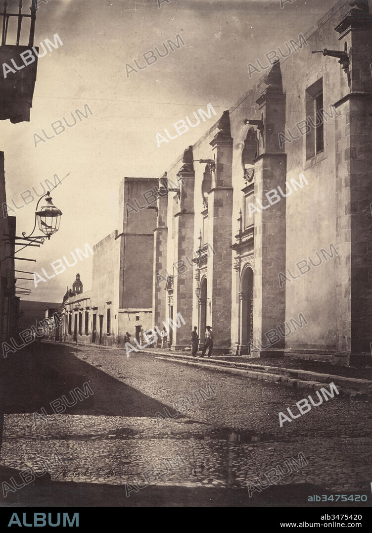 [The Scene of the Execution of Emperor Maximilian I of Mexico], 1867, Albumen silver print from glass negative, Image: 22.1 × 16.1 cm (8 11/16 × 6 5/16 in.), Photographs, François Aubert (French, 1829–1906).