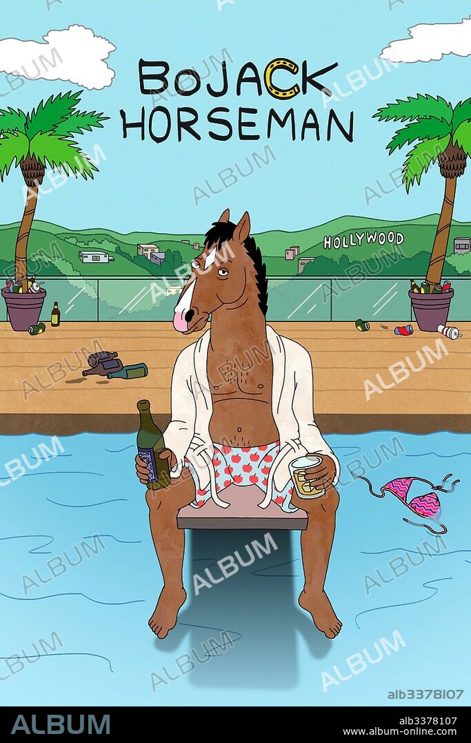 Plakat zu BOJACK HORSEMAN, 2014, unter der Regie von RAPHAEL BOB-WAKSBERG. Copyright NETFLIX.