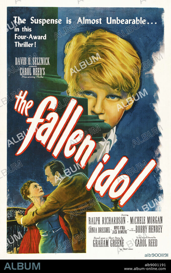 Poster of THE FALLEN IDOL, 1948, directed by CAROL REED. Copyright LONDON FILMS/BRITISH LION.
