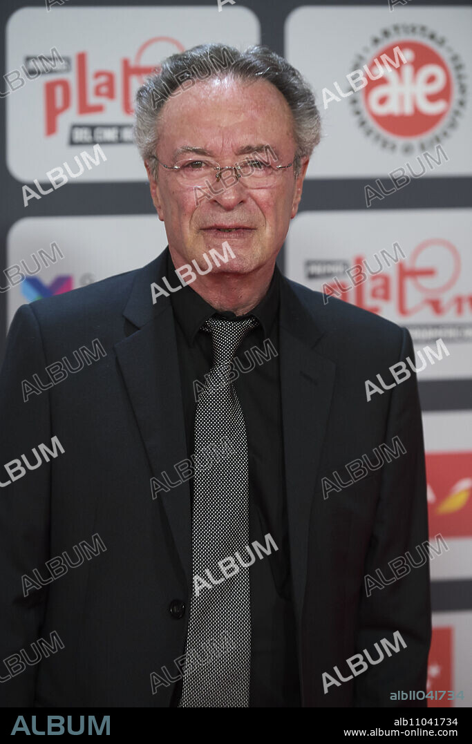 Oscar Martinez, Marina Borensztein attends Platino Awards 2022 - Red Carpet at Palacio Municipal de Congresos on May 1, 2022 in Madrid, Spain.