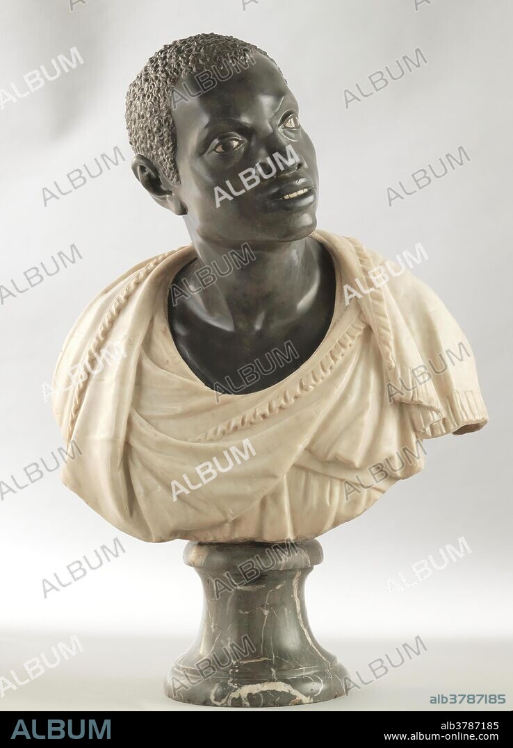 Anonymous / 'Ethiopian Man'. Early XVII century. Jasper, Marble, Black limestone.