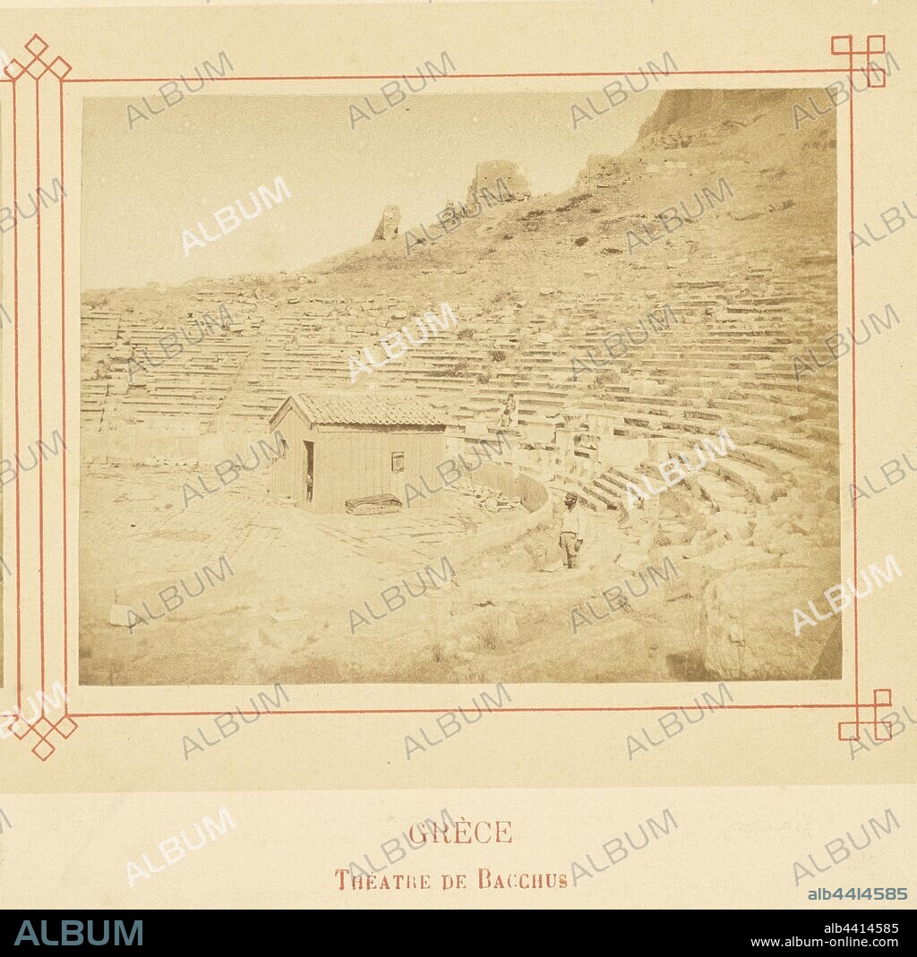 Théàtre de Bacchus., Félix Bonfils (French, 1831 - 1885), Alais, France, about 1878, Albumen silver print, 7.5 × 9.6 cm (2 15/16 × 3 3/4 in.).