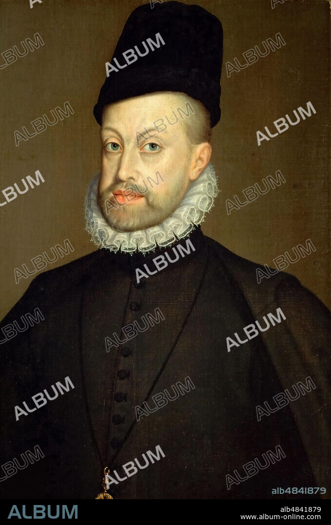 SOFONISBA ANGUISSOLA. Portrait of Philip II (1527-1598), King of Spain and Portugal.