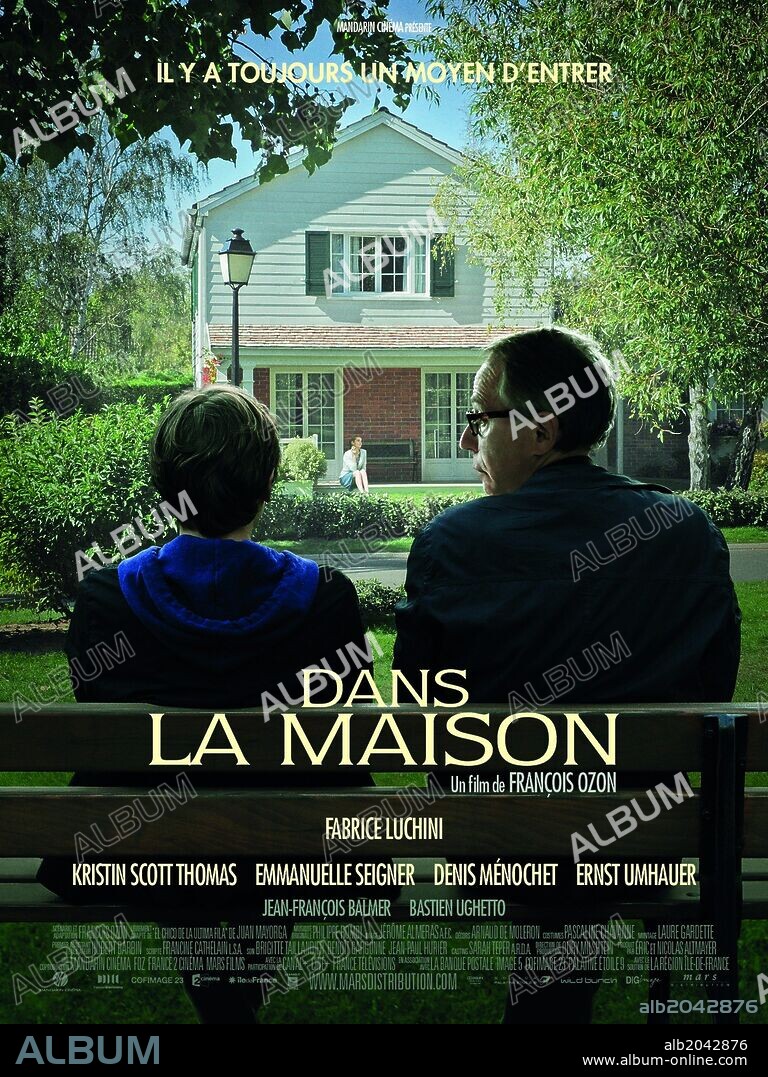 Poster of IN THE HOUSE, 2012 (DANS LA MAISON), directed by FRANÇOIS OZON. Copyright MANDARIN FILMS.
