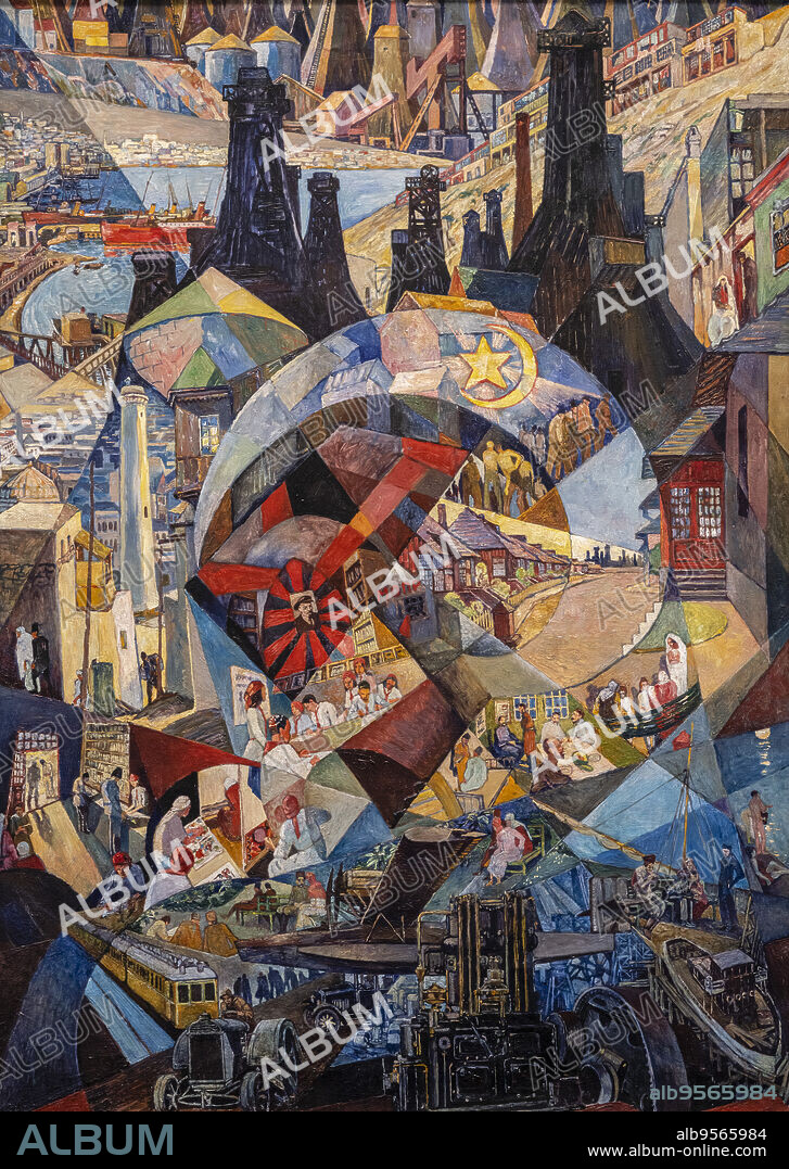 HEINRICH JOHANN VOGELER. Baku, Heinrich Vogeler, 1927, Berlin, Federal Republic of Germany.