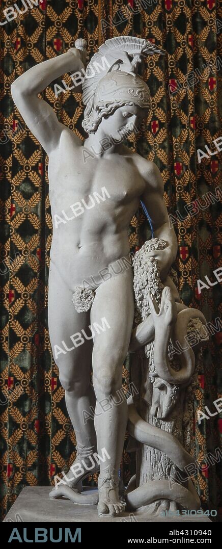 Manuel Vilar / 'Jasón y el vellocino de oro', 1836, Escayola, 200 x 77 x 100 cm.