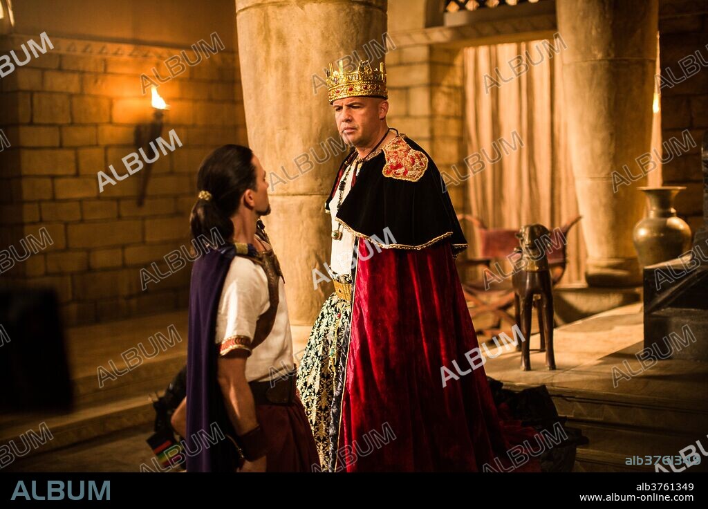 BILLY ZANE y JACKSON RATHBONE en SANSÓN, 2018 (SAMSON), dirigida por BRUCE MACDONALD. Copyright Pure Flix Productions / Boomtown films.