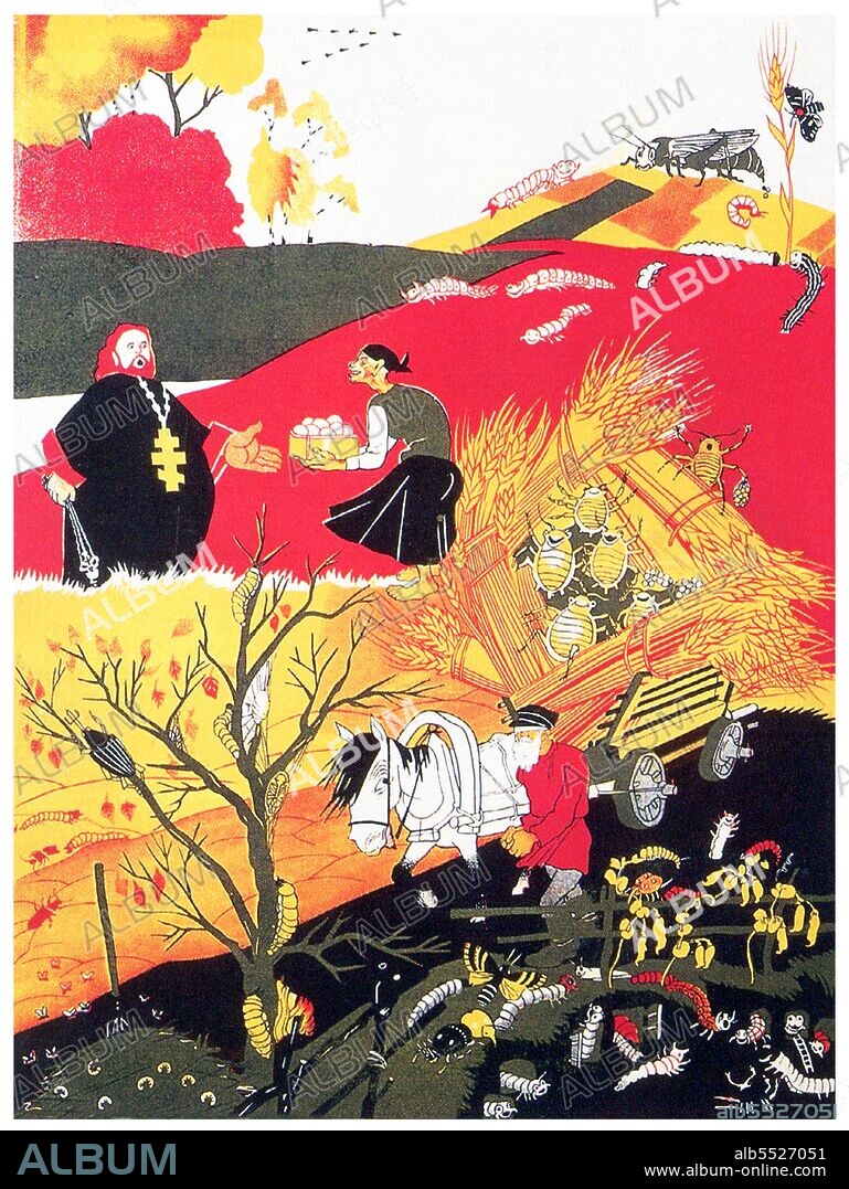 Kulaks were a category of relatively affluent farmers in the later Russian Empire, Soviet Russia, and early Soviet Union. The word kulak originally referred to independent farmers in the Russian Empire who emerged from the peasantry and became wealthy following the Stolypin reform, which began in 1906. The label of kulak was broadened in 1918 to include any peasant who resisted handing over their grain to detachments from Moscow. According to the political theory of Marxism–Leninism of the early 20th century, the kulaks were class enemies of the poorer peasants. Vladimir Ilyich Lenin described them as 'bloodsuckers, vampires, plunderers of the people and profiteers, who fatten on famine'. Marxism–Leninism had intended a revolution to liberate poor peasants and farm laborers alongside the proletariat. In addition, the planned economy of Soviet Bolshevism required the collectivisation of farms and land to allow industrialisation or conversion to large-scale agricultural production. In practice, government officials violently seized kulak farms and murdered resisters; others were deported to labor camps.