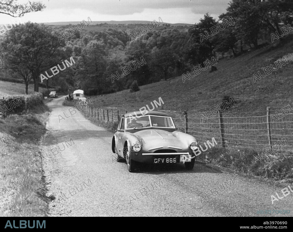 1954 TVR RGS Atalanta bodied prototype, Morecambe rally.