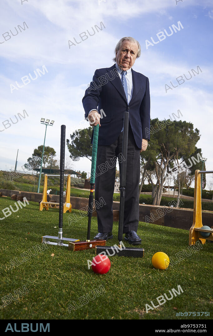 San Sebastián de los Reyes (Madrid), 16/03/2023. RSHECC (Real Sociedad Hípica Española Club de Campo). Retratos posados en los campos de croquet y durante la entrevista al presidente de la Federación Española de Croquet, José Luis Álvarez-Sala. Foto: Guillermo Navarro. ARCHDC.