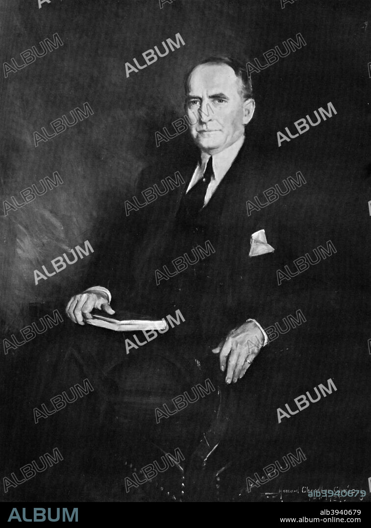 William Brockman Bankhead, Speaker of the House of Representatives, c1937. Portrait of American politician Bankhead, (1874-1940).