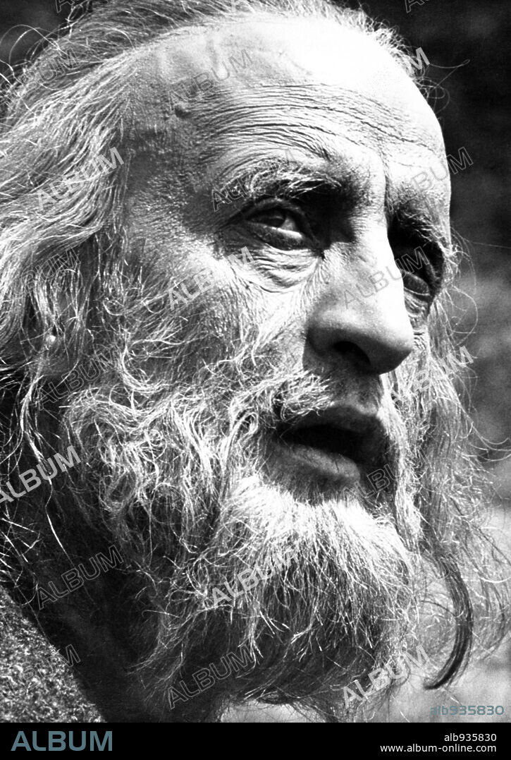 GEORGE C. SCOTT en LA BIBLIA, 1966 (BIBLE: THE BIBLE: IN THE BEGINNING...), dirigida por JOHN HUSTON. Copyright DE LAURENTIS/20TH CENTURY FOX.