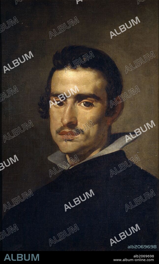 DIEGO VELÁZQUEZ. Diego Rodríguez de Silva y Velázquez / 'Retrato de hombre', Hacia 1623, Escuela Española, Óleo sobre Lienzo, 55,5 cm x 38 cm, P01224.