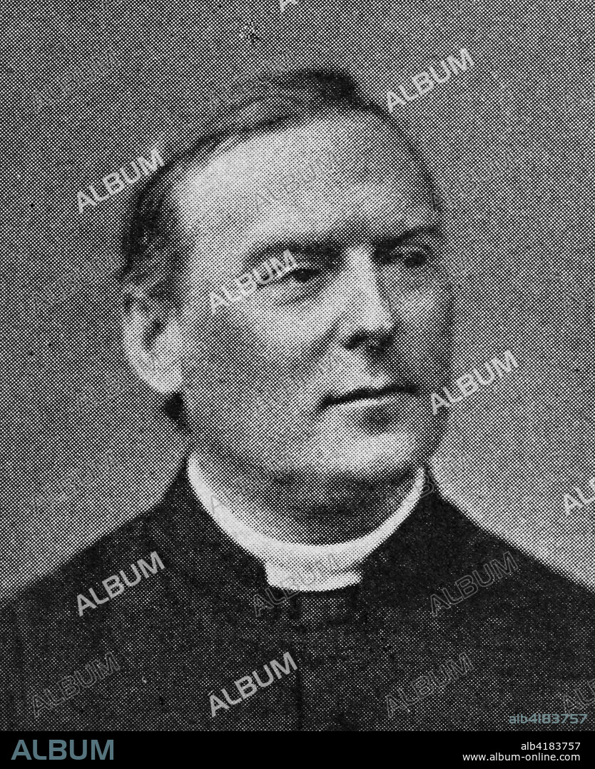 Franz Xaver Haberl, 1840 - 1910, was a German musicologist, reproduction photo from the year 1895, digital improved.