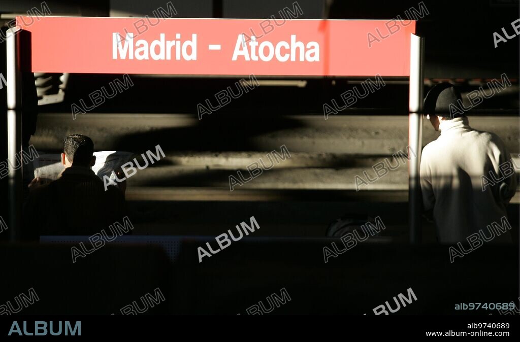 Madrid, 16 de febrero de 2005. Estación de Cercanias de Atoha Renfe donde tuvo lugar el atentado terrorista del 11 M.Foto: IGNACIO GIL.     ...archdc...