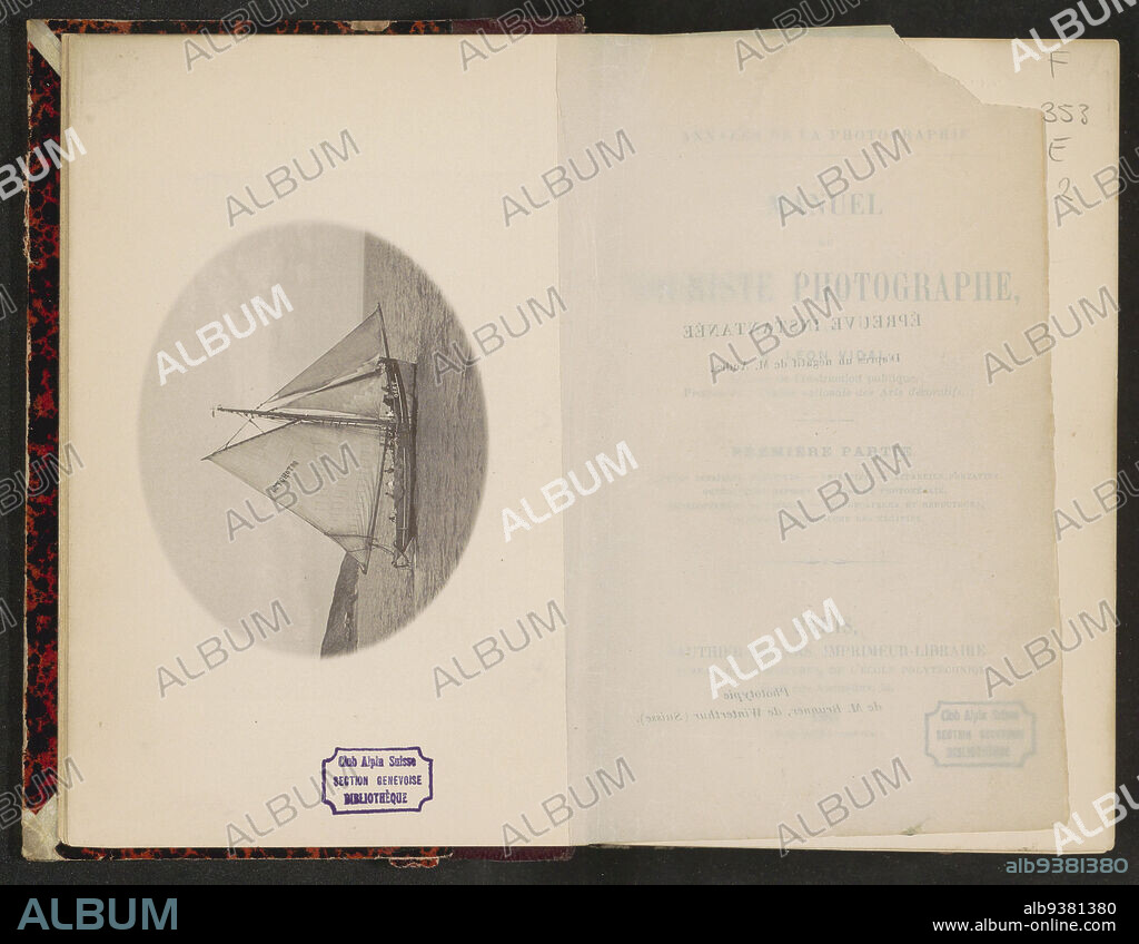 Sailboat on the waterÉpreuve instantée (title on object), M.E. Audra (mentioned on object), Brunner (mentioned on object), Winterthur, c. 1875 - in or before 1885, paper, collotype, height 75 mm × width 95 mm.