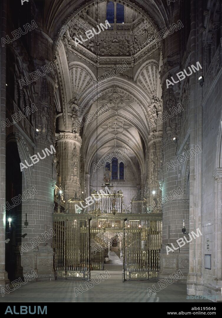 JUAN DE COLONIA (1410-1481). REJA Y ESCALERA DORADA DE LA CATEDRAL DE BURGOS.