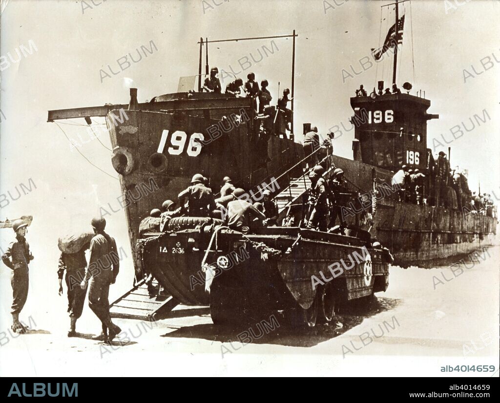 American troops disembark, Invasion of Sicily, July 1943. The Allied invasion of Sicily, codenamed Operation Husky, was a major World War II campaign, in which the Allies took Sicily from the Axis Powers. It launched the Italian Campaign.