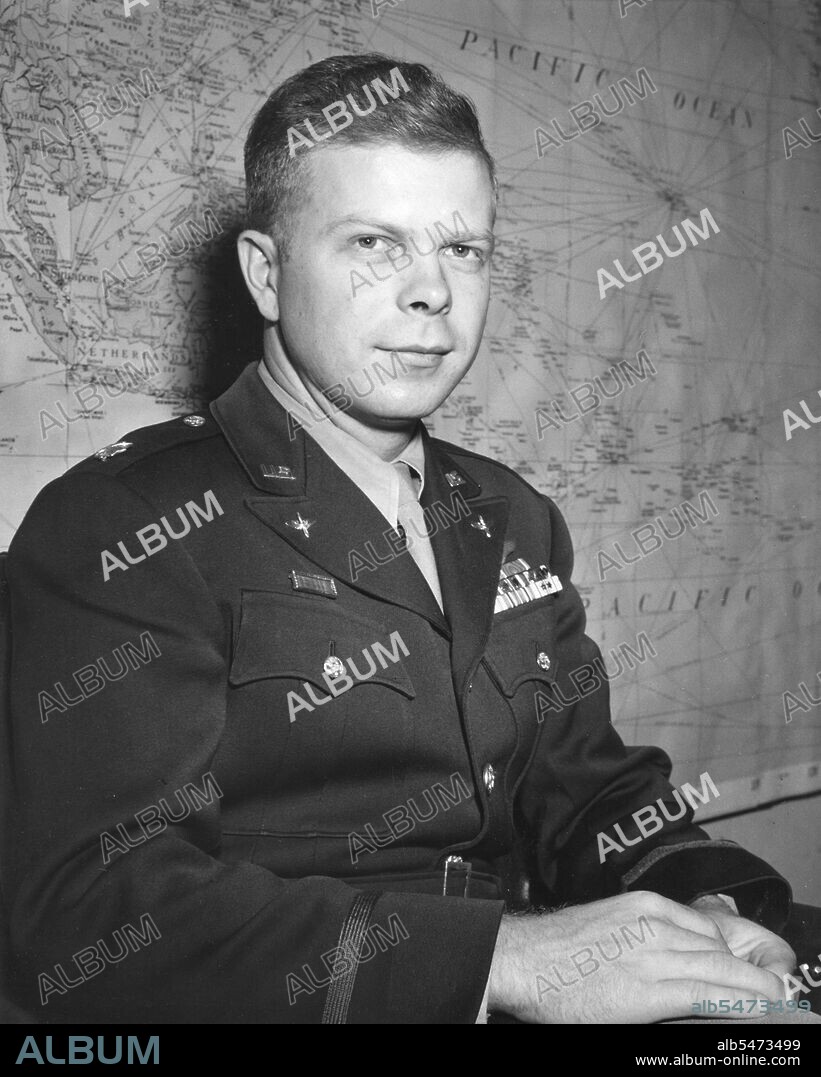 Major Richard Ira Bong. Taken by AAF Photographer, Q.R. Porter, January 3, 1945.