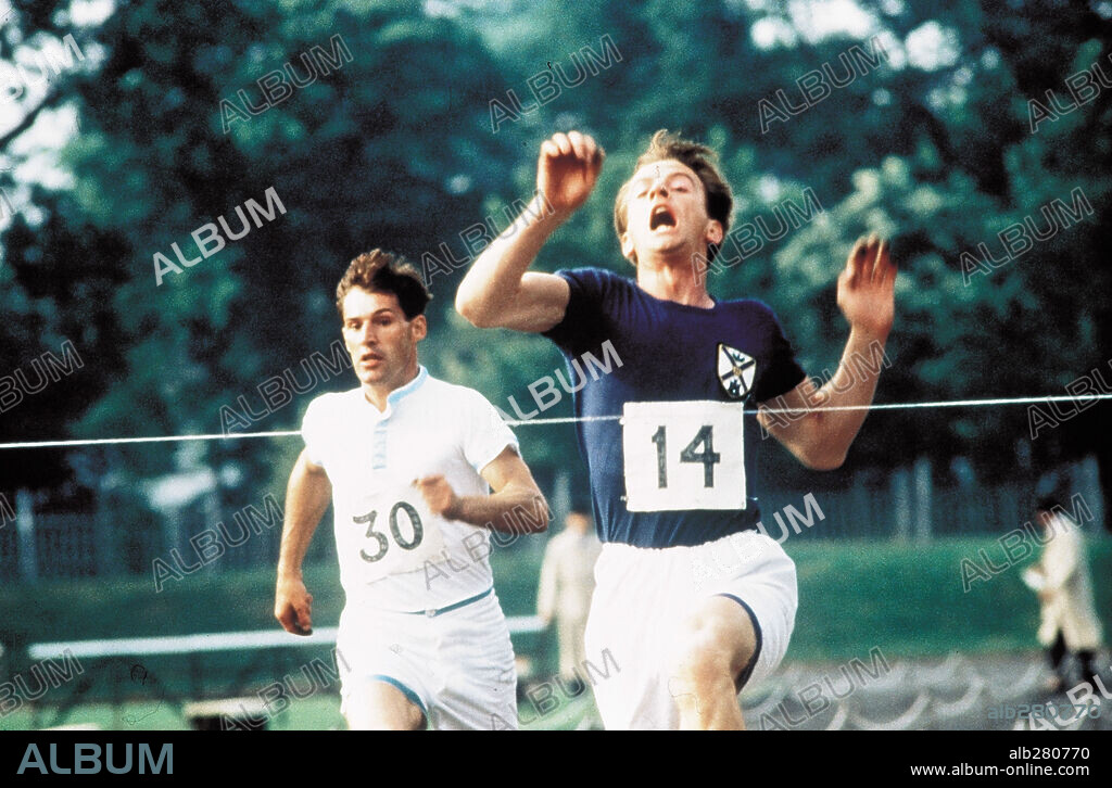 BEN CROSS y IAN CHARLESON en CARROS DE FUEGO, 1981 (CHARIOTS OF FIRE), dirigida por HUGH HUDSON. Copyright 20TH CENTURY FOX/ALLIED STARS/ENIGMA.