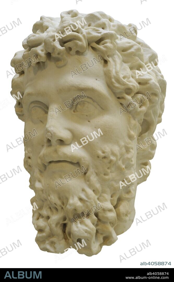 Septimio Severo (146-211). Emperador romano. Fundador de la Dinastía de los Severos. Años 200-206. Mármol. Museo Arqueológico Nacional. Madrid. España.