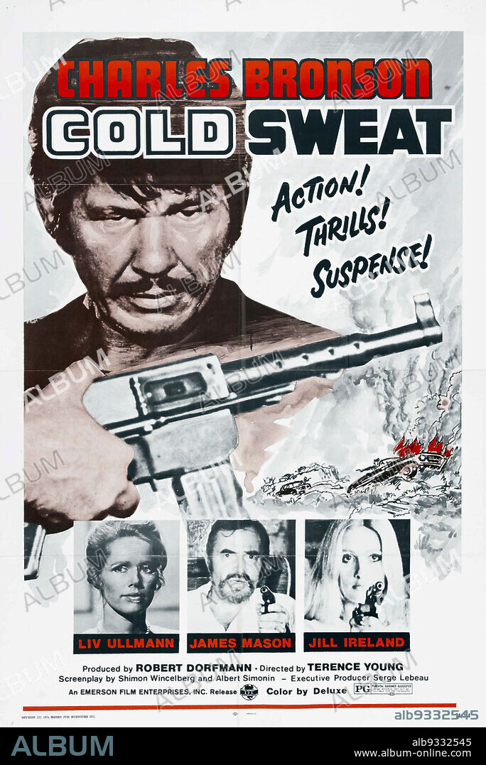CHARLES BRONSON in COLD SWEAT, 1970 (DE LA PART DES COPAINS), directed by TERENCE YOUNG. Copyright EURO FRANCE/DE LAURENTIS INTERMARCO.