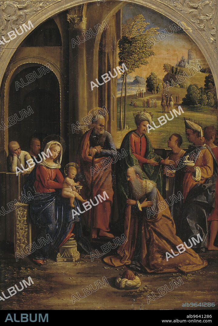 ORTOLANO and BENVENUTO TISI DA GAROFALO. The Adoration of the Kings, 1522-1525.