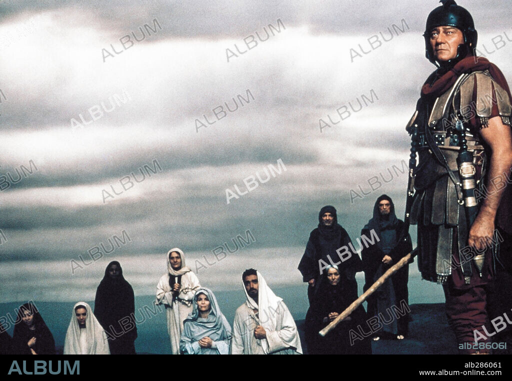 JOHN WAYNE in GREATEST STORY EVER TOLD, 1965, directed by GEORGE STEVENS. Copyright UNITED ARTISTS.