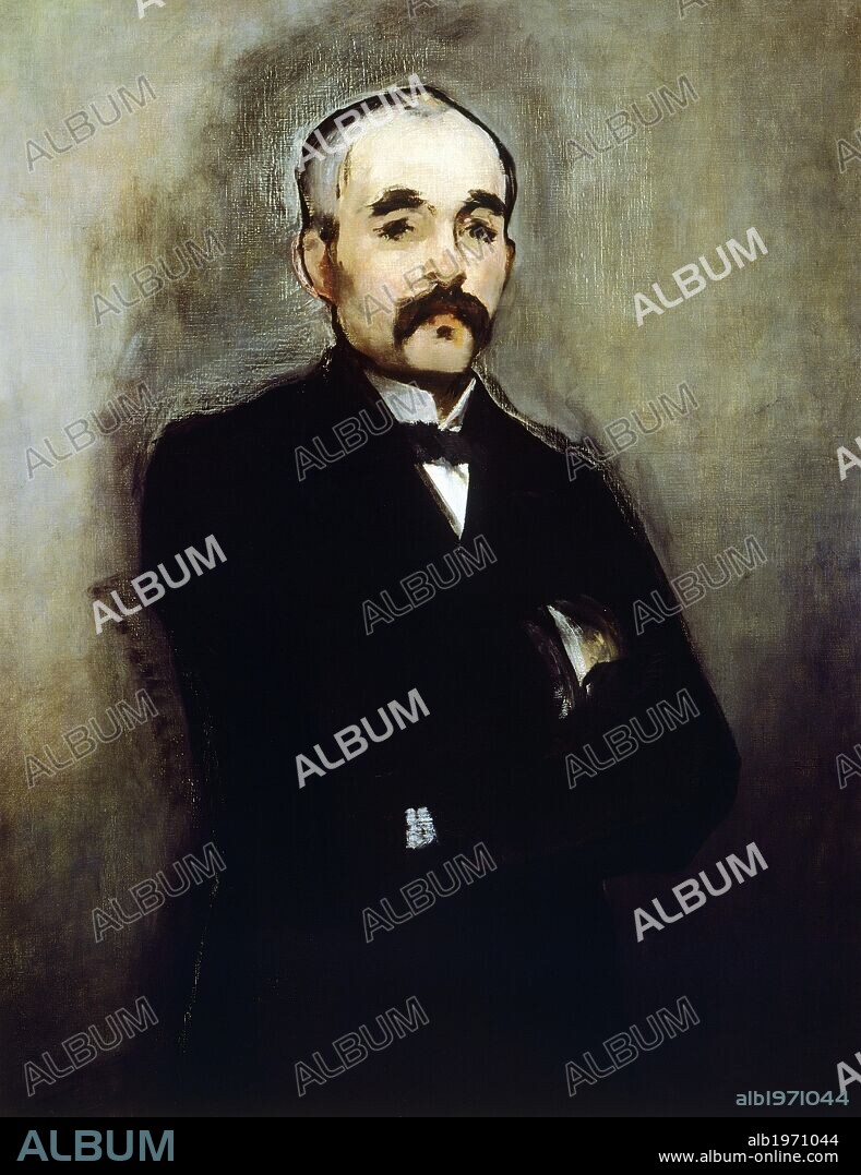 Portrait of Georges Clemenceau (1841-1929), 1879-1880, by Edouard Manet (1832-1883).