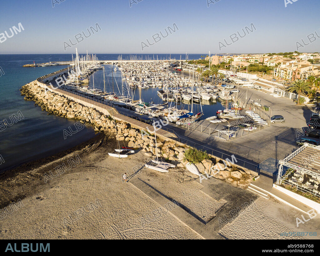 Club Nautico Sa Rapita, Campos, Mallorca, balearic islands, spain, europe.
