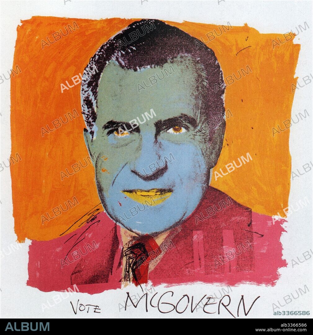 ANDY WARHOL. Richard Nixon (Vote McGovern).