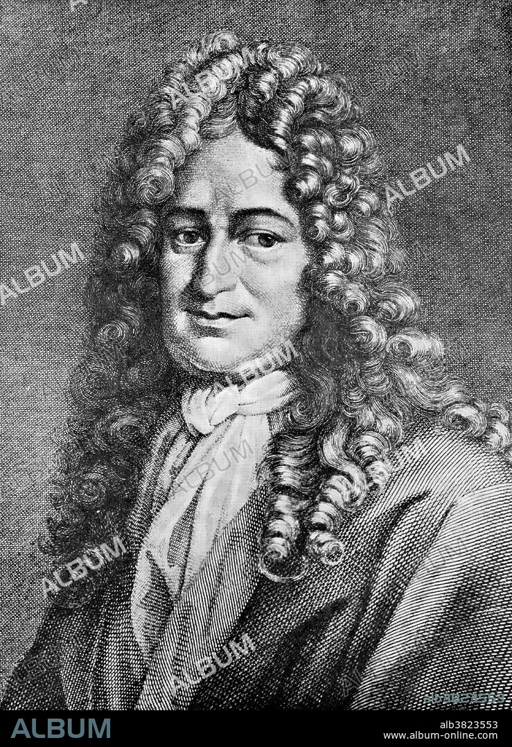 Gottfried Wilhelm Leibniz (1646-1716), the German philosopher and mathematician known for inventing differential and integral calculus.