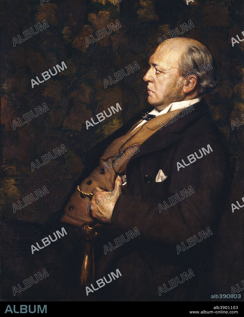JACQUES-ÉMILE BLANCHE. Henry James. Date/Period: 1908. Painting. Oil on canvas. Height: 997 mm (39.25 in); Width: 806 mm (31.73 in).