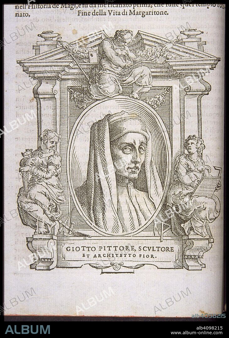 Giotto di Bondone. From: Giorgio Vasari, The Lives of the Most Excellent Italian Painters, Sculptors, and Architects.