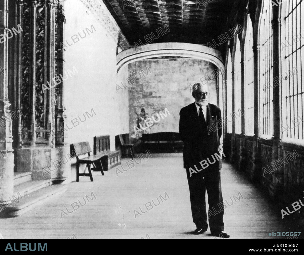 Miguel de Unamuno y Jugo (1864 – 31 December 1936) Spanish essayist, novelist, poet, playwright, philosopher, and Greek professor and later rector at the University of Salamanca.