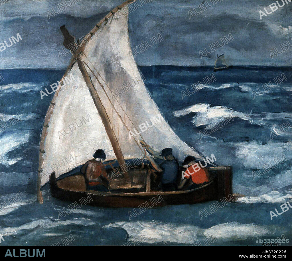 CELSO LAGAR. LAGAR , CELSO. PINTOR ESPAÑOL . CIUDAD RODRIGO 1891 - 1966. " MARINA " , OLEO SOBRE LIENZO. ATENCION: AUTOR CONTEMPORANEO SUJETO A COPYRIGHT ©. EL CLIENTE FINAL ES RESPONSABLE DE LA GESTION DE LOS DERECHOS DE AUTOR CON LAS SOCIEDADES EXISTENTES DE GESTION DE DERECHOS O DIRECTAMENTE CON LOS ORGANISMOS TITULARES DE LOS MISMOS.