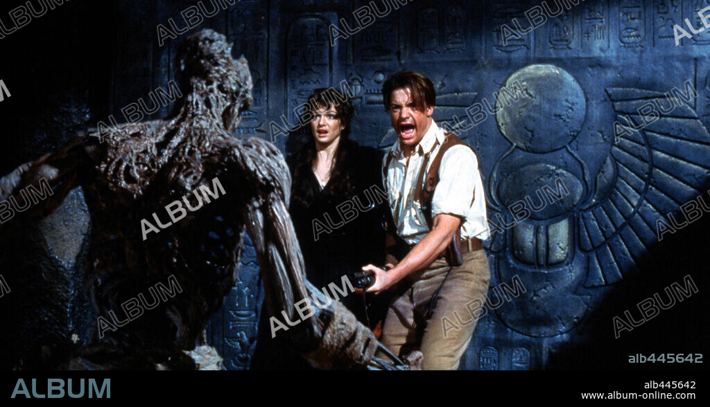 BRENDAN FRASER und RACHEL WEISZ in THE MUMMY, 1999, unter der Regie von STEPHEN SOMMERS. Copyright UNIVERSAL PICTURES.