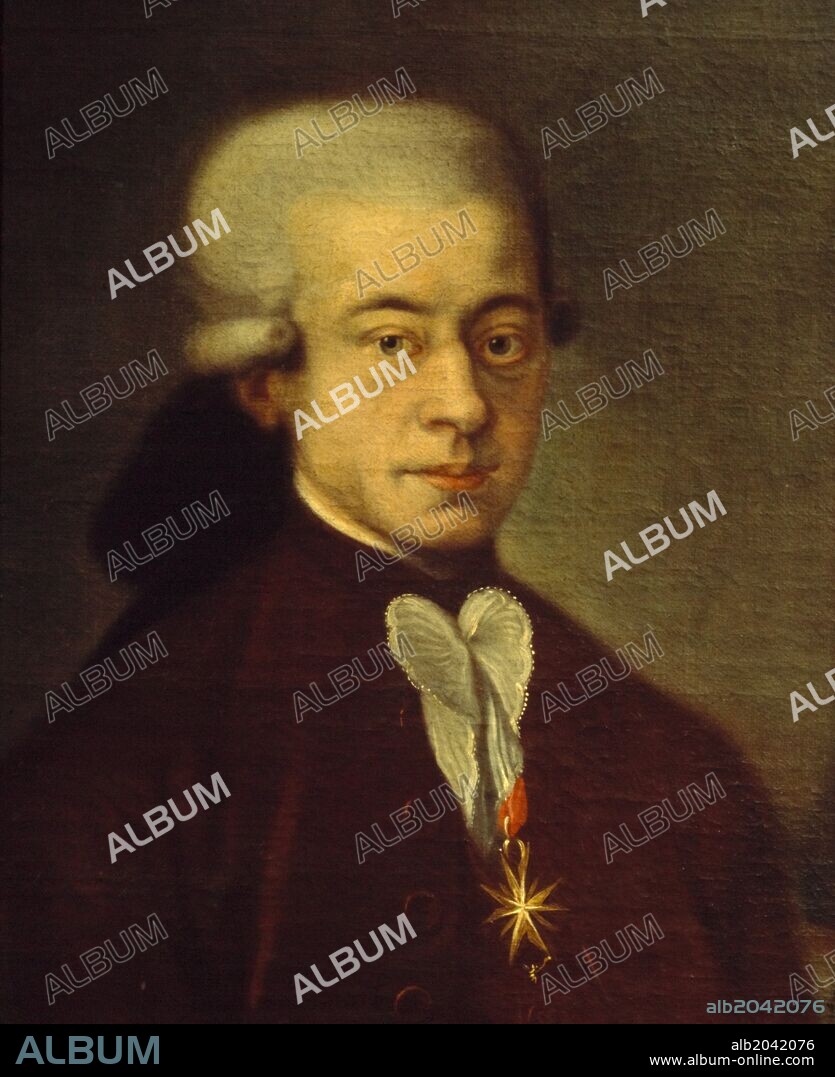 Leopold Mozart, artista desconocido.