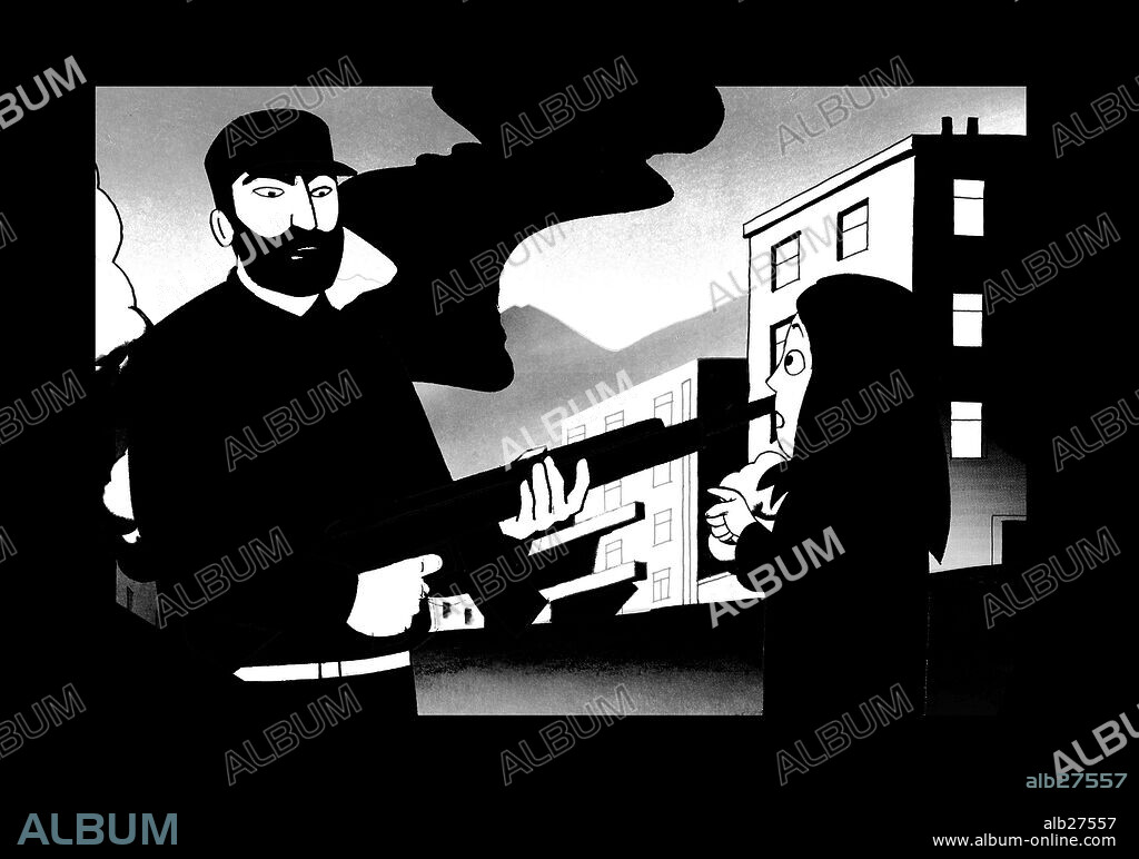 PERSEPOLIS, 2007, réalisé par MARJANE SATRAPI et VINCENT PARONNAUD. Copyright 2.4.7. FILMS/ THE KENNEDY/MARSHALL COMPANY/FRANCE 3 CINEMA.