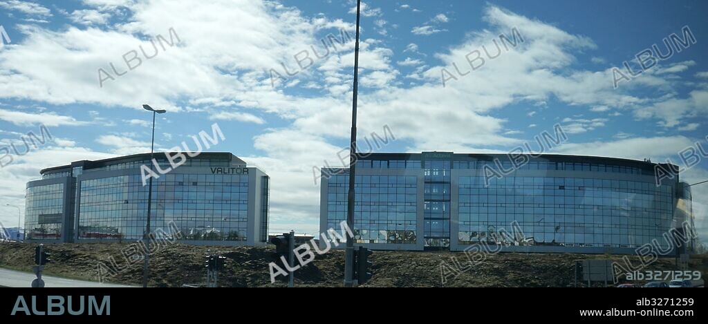 Valitor headquarters in Hafnarfjordur, Iceland. Valitor is an acquirer, card issuer and payment gateway solutions company. Dated 21st Century.