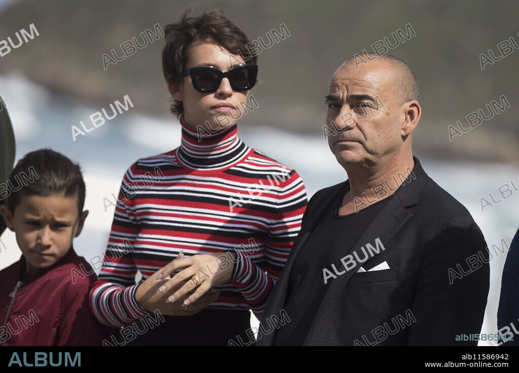 Eduard Fernandez and Greta Fernandez attended La hija de un ladron / A thief's daugther during 67st San Sebastian International Film Festival at Kursaal Palace on September 25, 2019 in Donostia / San Sebastian, Spain.