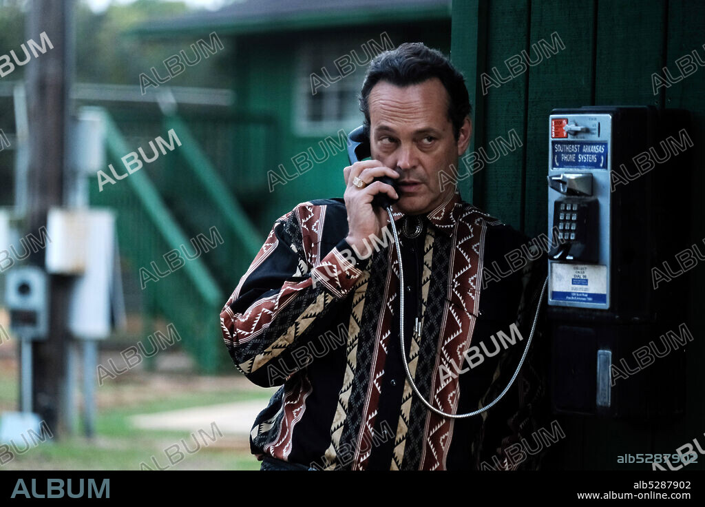 VINCE VAUGHN en ARKANSAS, 2020, dirigida por CLARK DUKE. Copyright STORYBOARD MEDIA.