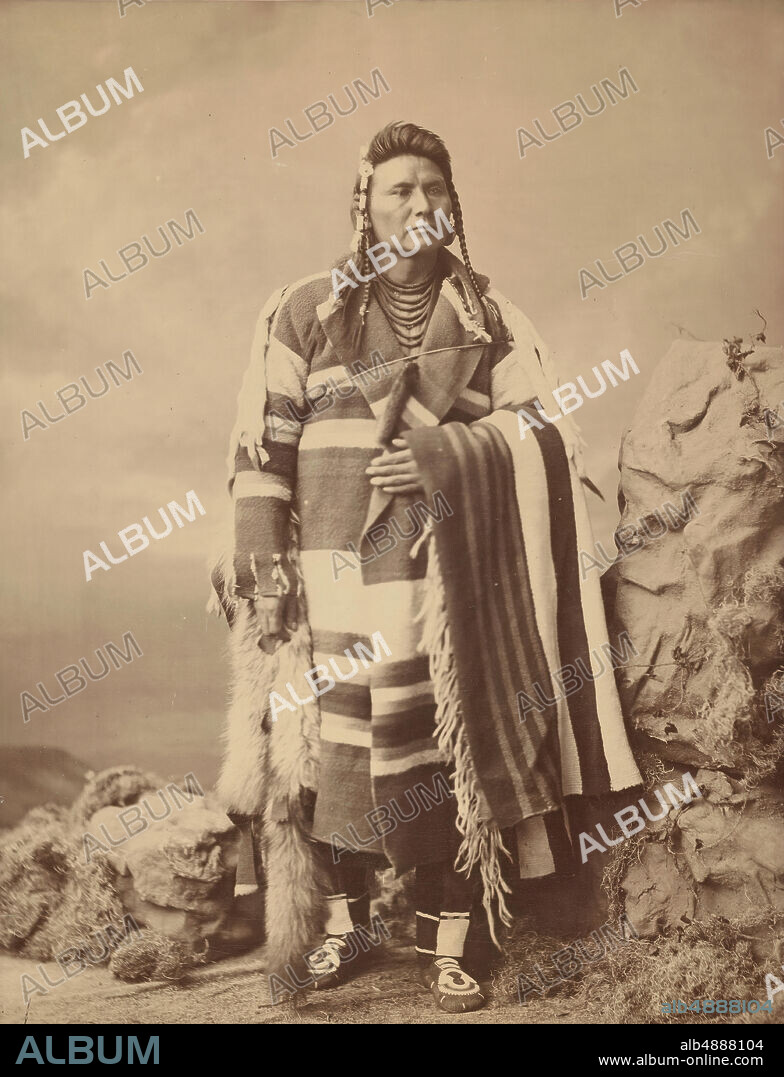 Charles Milton Bell, Hinmatóowyalahtqit (Chief Joseph), Charles Milton Bell (American, 18481893), 1879, Albumen silver print from glass negative, Image: 43.5 × 33.7 cm (17 1/8 × 13 1/4 in.), Mount: 50.6 × 40.6 cm (19 15/16 × 16 in.), Photographs.