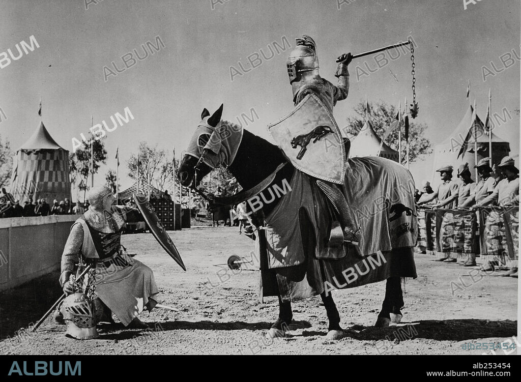 EL TALISMÁN, 1954 (KING RICHARD AND THE CRUSADERS), dirigida por DAVID BUTLER. Copyright WARNER BROTHERS.