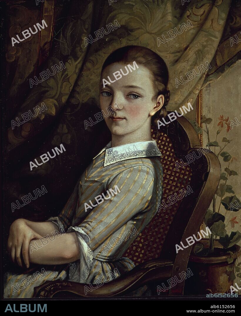 GUSTAVE COURBET. JULIETTE COURBET - 1844 - REALISMO FRANCES.