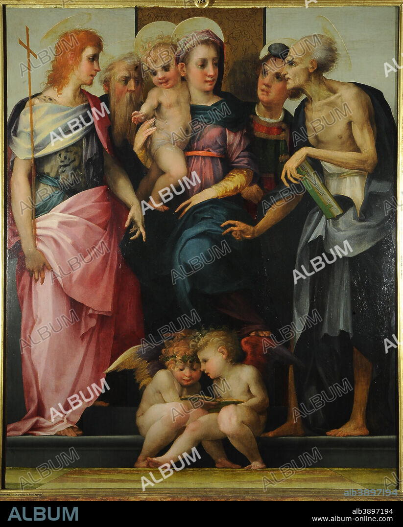 ROSSO FIORENTINO. Pala dello Spedalingo (nome file errato) / Spedalingo Altarpiece (filename wrong). Date/Period: 1521. Painting. Oil on panel. Height: 39 cm (15.3 in); Width: 47 cm (18.5 in).