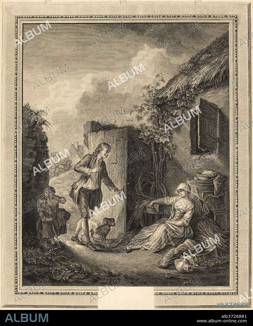 PHILIPPE TRIERE AFTER SIGMUND FREUDENBERGER. Lison dormait. Medium: etching and engraving.