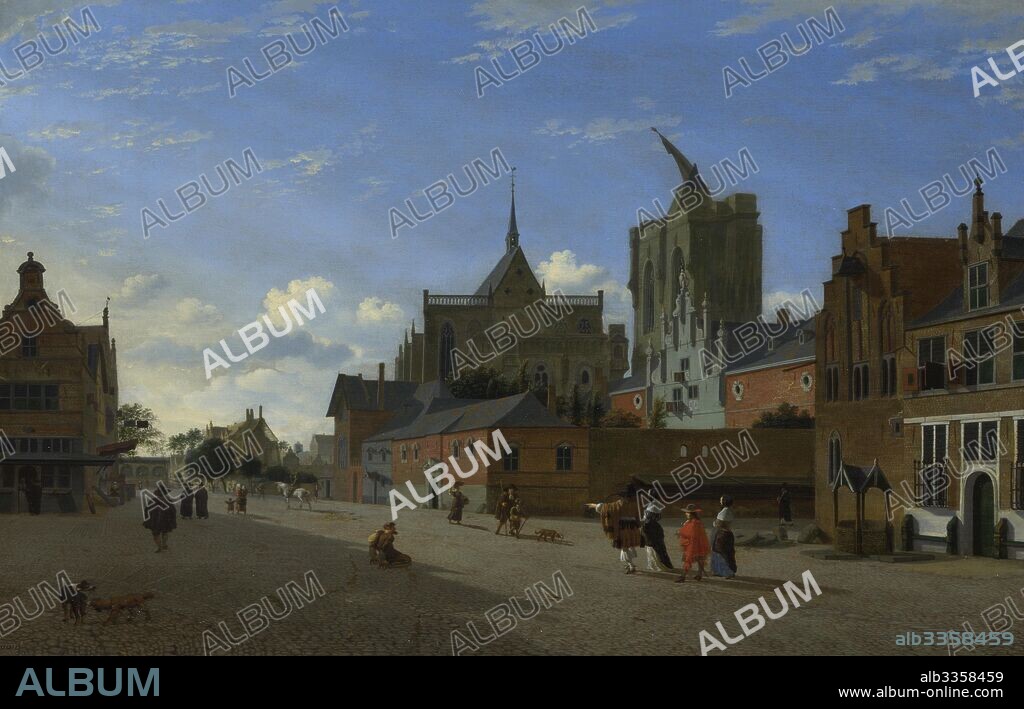 JAN VAN DER HEYDEN. A View in Cologne.