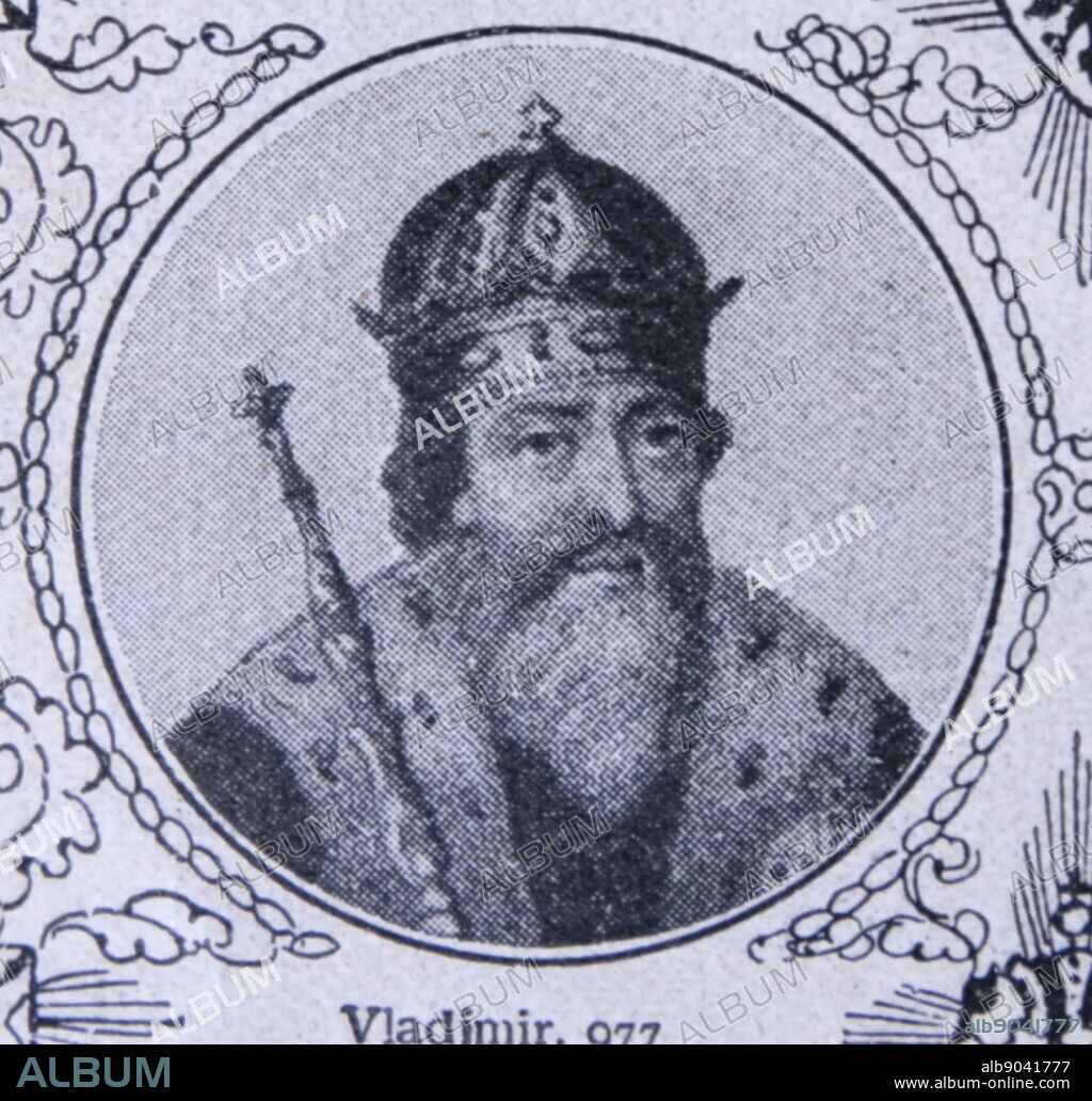 Vladimir Sviatoslavich the Great;c. 958 1015. prince of Novgorod, grand prince of Kiev, and ruler of Kievan Rus' from 980 to 1015.